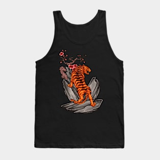 Tiger Japanese Style Tank Top